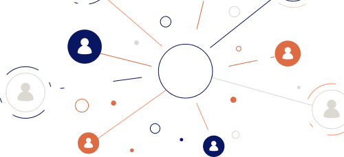 Network of connected people
